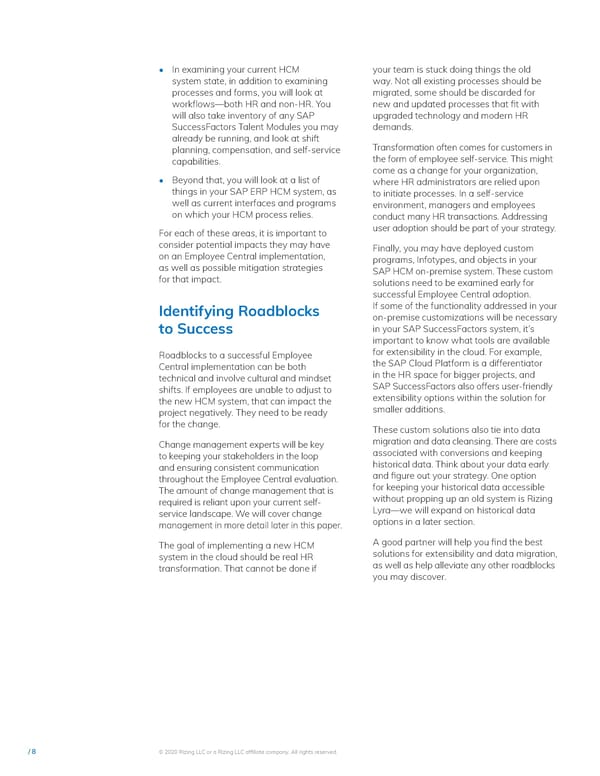 Guide for SAP SuccessFactors - Page 8