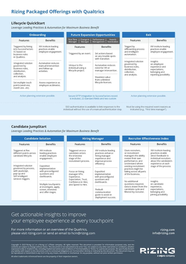 Qualtrics X4 Datasheet - Page 2