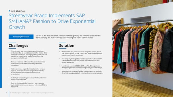 SAP S4HANA Fashion & Retail - Page 7